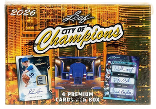 2026 Leaf City of Champion Multi-Sport Trading Cards Hobby Box