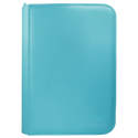 Binder - Ultra Pro - 4-Pocket Zippered Album - PRO-Binder - Vivid Light Blue