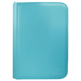 Binder - Ultra Pro - 4-Pocket Zippered Album - PRO-Binder - Vivid Light Blue