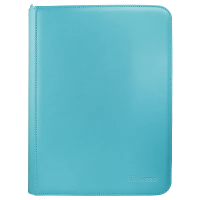 Binder - Ultra Pro - 9-Pocket Zippered Album - PRO-Binder - Vivid Light Blue