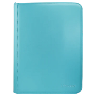 Binder - Ultra Pro - 9-Pocket Zippered Album - PRO-Binder - Vivid Light Blue