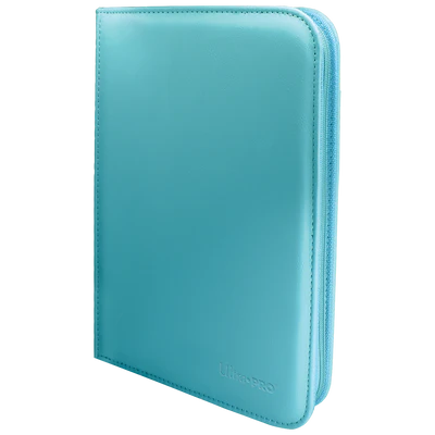 Binder - Ultra Pro - 4-Pocket Zippered Album - PRO-Binder - Vivid Light Blue