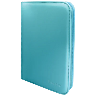 Binder - Ultra Pro - 4-Pocket Zippered Album - PRO-Binder - Vivid Light Blue