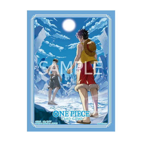 Deck Sleeves - Bandai - One Piece TCG - Official Sleeves 15 - Luffy & Ace (70 ct.)