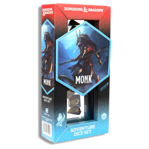 Dice - Sirius - Polyhedral RPG Set (14 ct.) - 16mm - Adventure Dice - Monk Blue (Refresh)