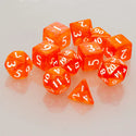 Dice - Ultra Pro - Polyhedral Set (11 ct.) - Eclipse - Pumpkin Orange