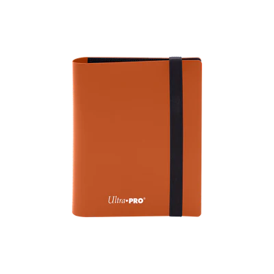 Binder - Ultra Pro - 2-Pocket Album - PRO-Binder - Eclipse - Pumpkin Orange