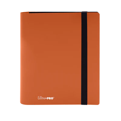 Binder - Ultra Pro - 4-Pocket Album - PRO-Binder - Eclipse - Pumpkin Orange