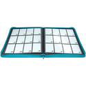 Binder - Ultra Pro - 12-Pocket Zippered Album - PRO-Binder - Vivid Teal