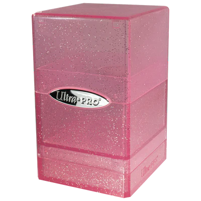 Deck Box - Ultra Pro - Satin Tower - Glitter Pink
