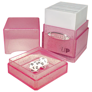 Deck Box - Ultra Pro - Satin Tower - Glitter Pink