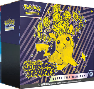 Pokémon TCG - Scarlet & Violet Set 8 - Surging Sparks (SV08) - Elite Trainer Box (PRE-ORDER 11/08/24)