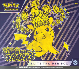 Pokémon TCG - Scarlet & Violet Set 8 - Surging Sparks (SV08) - Elite Trainer Box (PRE-ORDER 11/08/24)