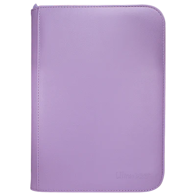 Binder - Ultra Pro - 4-Pocket Zippered Album - PRO-Binder - Vivid Purple