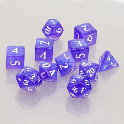 Dice - Ultra Pro - Polyhedral Set (11 ct.) - Eclipse - Royal Purple