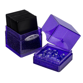 Deck Box - Ultra Pro - Satin Tower - Glitter Purple