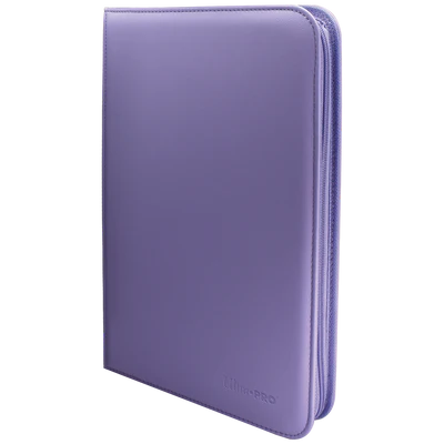 Binder - Ultra Pro - 9-Pocket Zippered Album - PRO-Binder - Vivid Purple