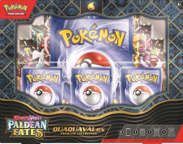 Pokémon TCG - Scarlet & Violet Set 4.5 - Paldean Fates (SV04.5) - Quaquaval ex Premium Collection