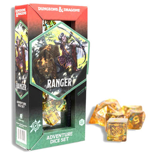 Dice - Sirius - Polyhedral RPG Set (14 ct.) - 16mm - Adventure Dice - Ranger Green (Refresh)