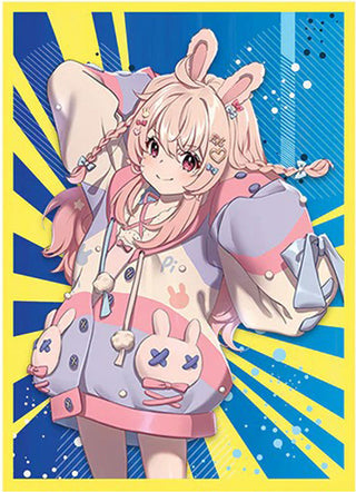 Deck Sleeves - Japanime Games - Art Sleeves - Oshi Push TCG VTuber Card Game - Pippa (60 Ct.)