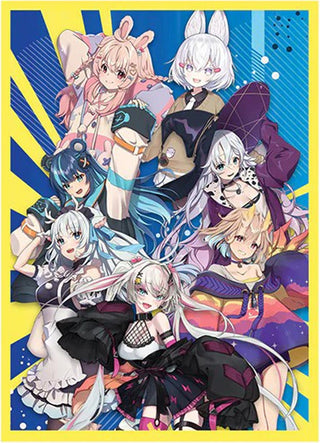 Deck Sleeves - Japanime Games - Art Sleeves - Oshi Push TCG VTuber Card Game - Oshi Push (60 Ct.)