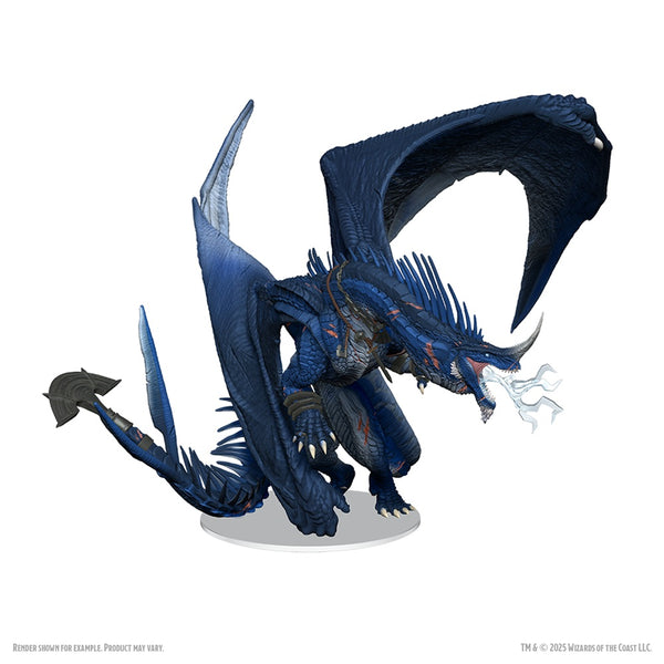 D&D - Icons of the Realms - Prepainted Miniature - Anthradusk, Ancient Blue Dragon