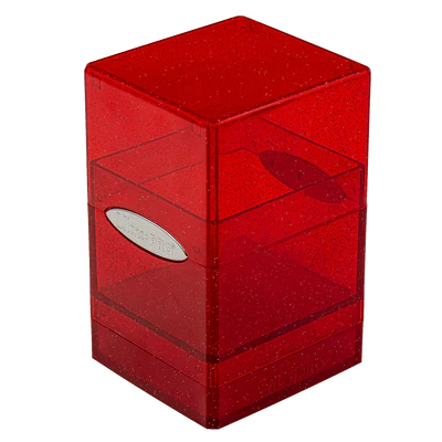 Deck Box - Ultra Pro - Satin Tower - Glitter Red
