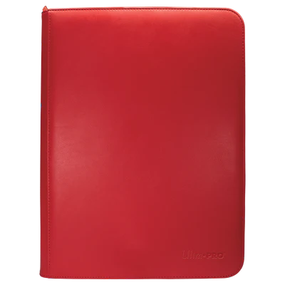 Binder - Ultra Pro - 9-Pocket Zippered Album - PRO-Binder - Vivid Red