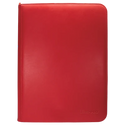 Binder - Ultra Pro - 9-Pocket Zippered Album - PRO-Binder - Vivid Red
