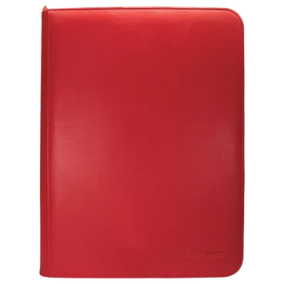 Binder - Ultra Pro - 9-Pocket Zippered Album - PRO-Binder - Vivid Red