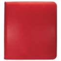 Binder - Ultra Pro - 12-Pocket Zippered Album - PRO-Binder - Vivid Red
