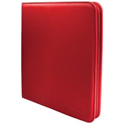 Binder - Ultra Pro - 12-Pocket Zippered Album - PRO-Binder - Vivid Red