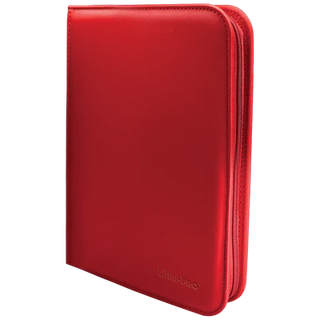 Binder - Ultra Pro - 4-Pocket Zippered Album - PRO-Binder - Vivid Red