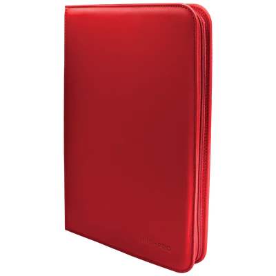 Binder - Ultra Pro - 9-Pocket Zippered Album - PRO-Binder - Vivid Red