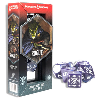 Dice - Sirius - Polyhedral RPG Set (14 ct.) - 16mm - Adventure Dice - Rogue Purple (Refresh)