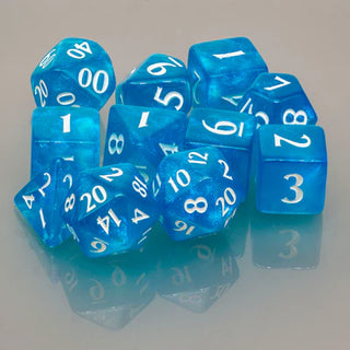 Dice - Ultra Pro - Polyhedral Set (11 ct.) - Eclipse - Sky Blue