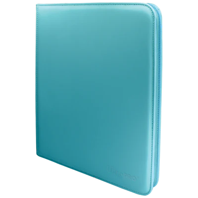 Binder - Ultra Pro - 12-Pocket Zippered Album - PRO-Binder - Vivid Light Blue