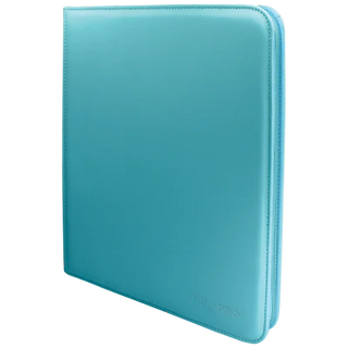 Binder - Ultra Pro - 12-Pocket Zippered Album - PRO-Binder - Vivid Light Blue