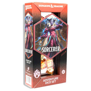 Dice - Sirius - Polyhedral RPG Set (14 ct.) - 16mm - Adventure Dice - Sorcerer Orange (Refresh)
