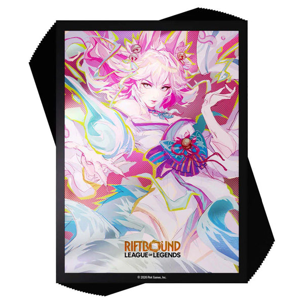 Deck Sleeves - Riftbound: League of Legends TCG - Spirit Blossom Ahri (100 Ct.)