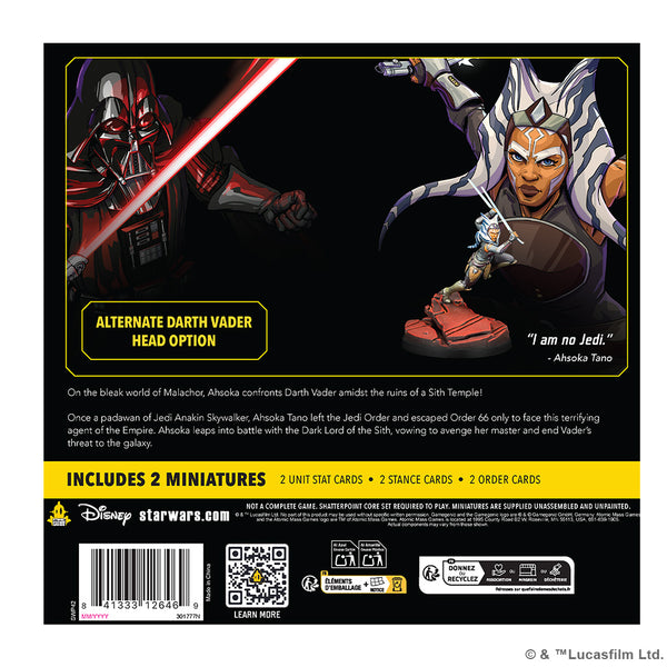 Star Wars: Shatterpoint - I Am No Jedi Duel Pack - Ahsoka Tano/Darth Vader