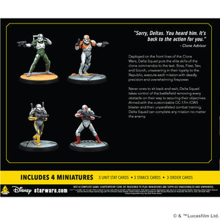 Star Wars Shatterpoint - Delta Squad, Form Up Squad Pack