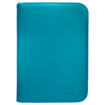Binder - Ultra Pro - 4-Pocket Zippered Album - PRO-Binder - Vivid Teal