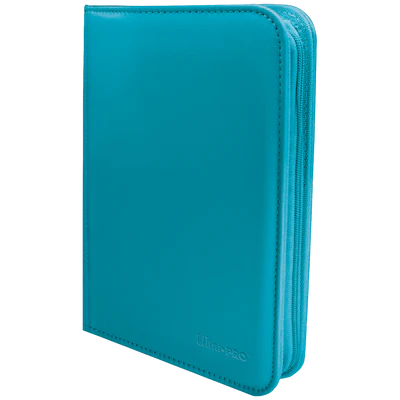 Binder - Ultra Pro - 4-Pocket Zippered Album - PRO-Binder - Vivid Teal
