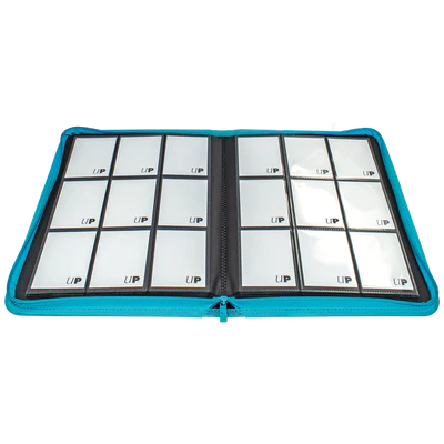 Binder - Ultra Pro - 9-Pocket Zippered Album - PRO-Binder - Vivid Teal