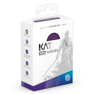 Deck Sleeves - Ultimate Guard - Katana - Iris Bloom (Dark Purple) (100 ct.)