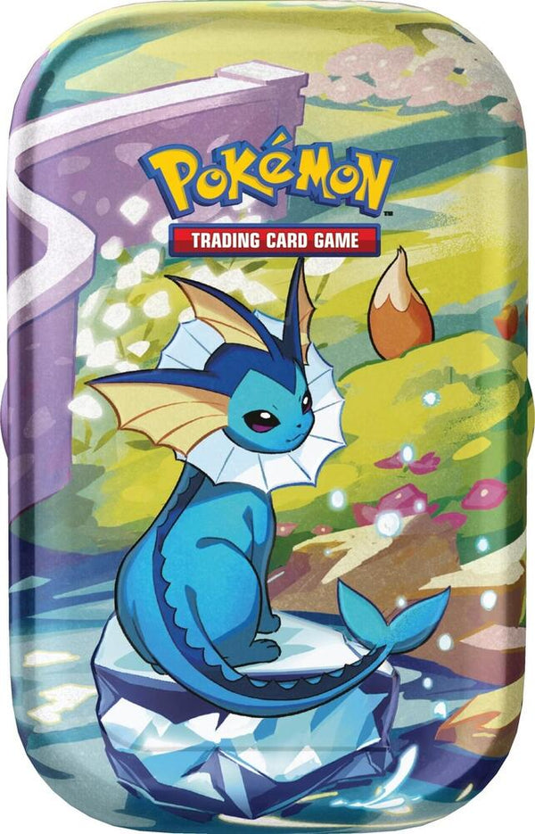 Pokémon TCG - Prismatic Evolutions - Mini Tin (Vaporeon) (PREORDER - 2/7/25)