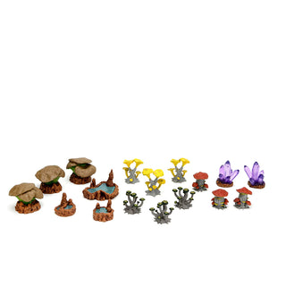 WarLock Tiles - Caverns - Mushrooms & Pools
