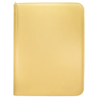 Binder - Ultra Pro - 9-Pocket Zippered Album - PRO-Binder - Vivid Yellow