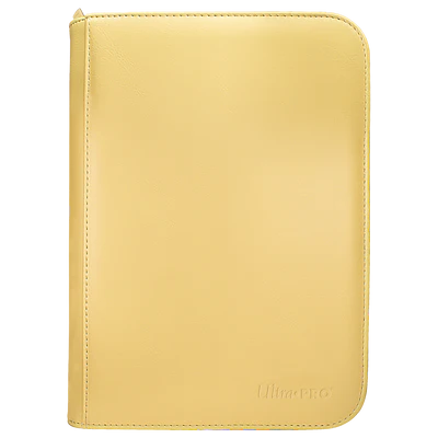 Binder - Ultra Pro - 4-Pocket Zippered Album - PRO-Binder - Vivid Yellow